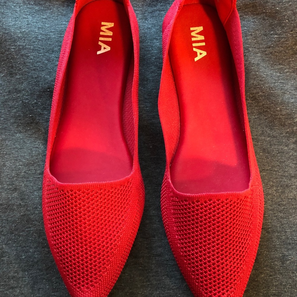 COPY - Comfy Sexy Red Flats